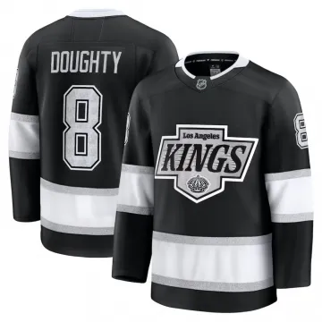 Maglia Premium da casa di Drew Doughty dei Los Angeles Kings - Nera