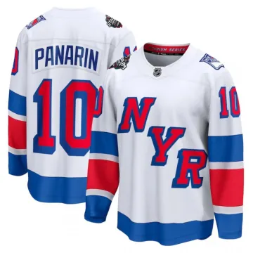 Men's New York Rangers Artemi Panarin White 2024 NHL Stadium Series Breakaway Premium Jersey