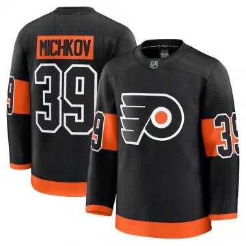 Maillot Premium Alternate noir des Philadelphia Flyers Matvei Michkov pour hommes