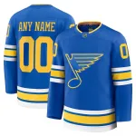 St. Louis Blues Home Premium Custom Jersey - Blue