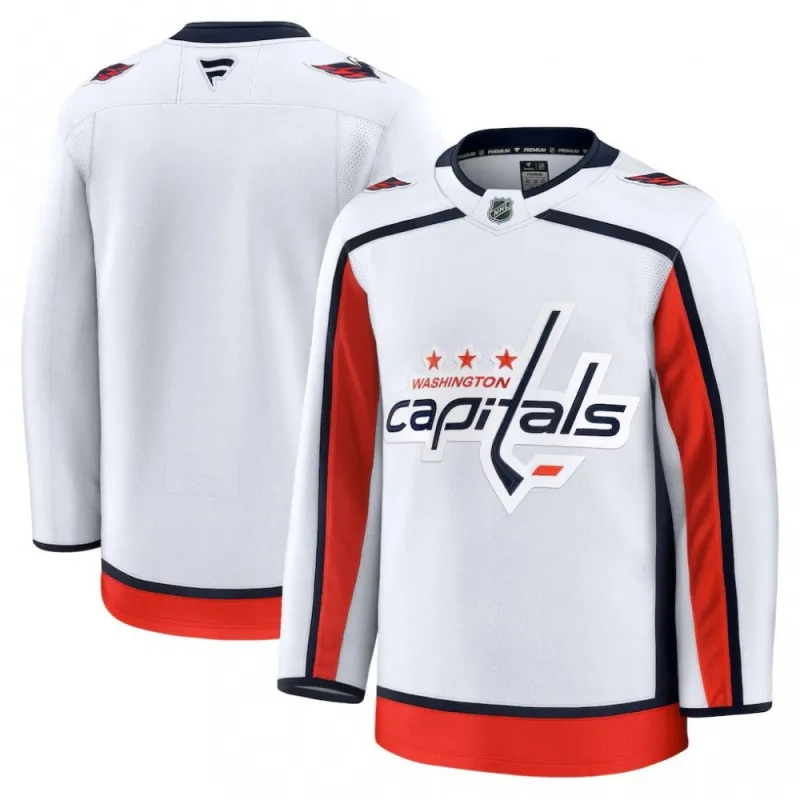 Maglia Premium Away dei Washington Capitals - Bianco