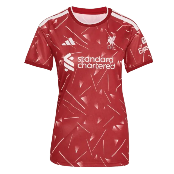 26/27 Liverpool Home Women's Jersey - A-Grade Quality Detail View