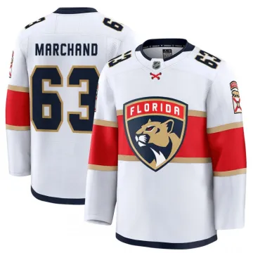 Brad Marchand Florida Panthers Away Premium Player Jersey - White