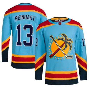 Maglia Sam Reinhart Florida Panthers Reverse Retro 2.0 - Azzurro
