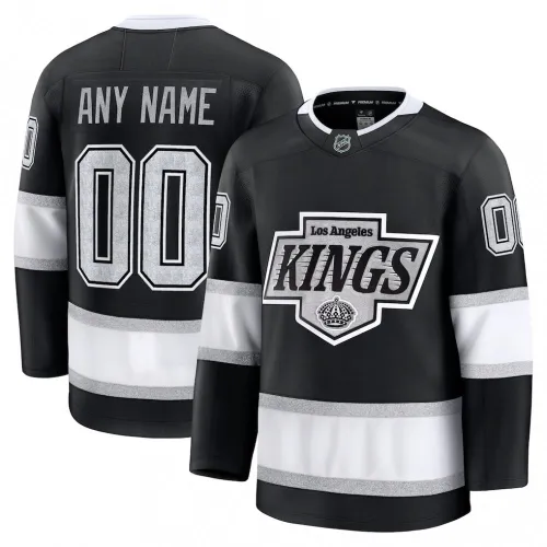 Los Angeles Kings Home Premium Custom Jersey - Black