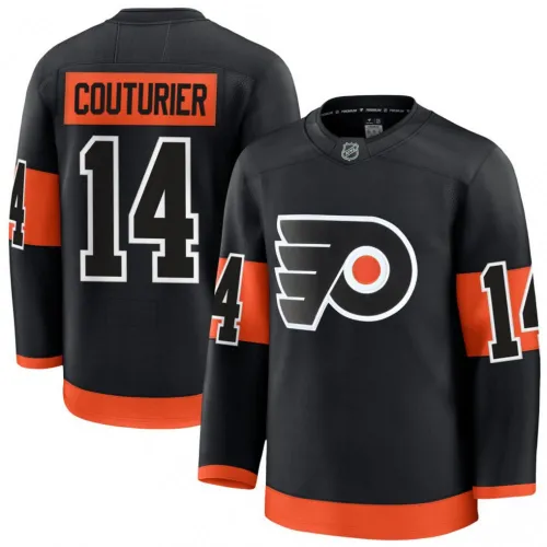 Herren Philadelphia Flyers Sean Couturier Schwarz Alternate Premium Jersey