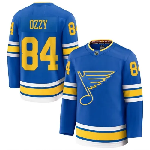 Aleksanteri Ozzy St. Louis Blues Home Premium Player Jersey - Blue