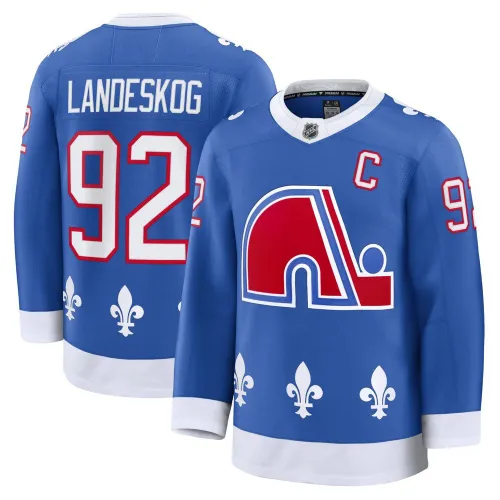 Gabriel Landeskog Colorado Avalanche Blue Alternate Heritage Premium Jersey