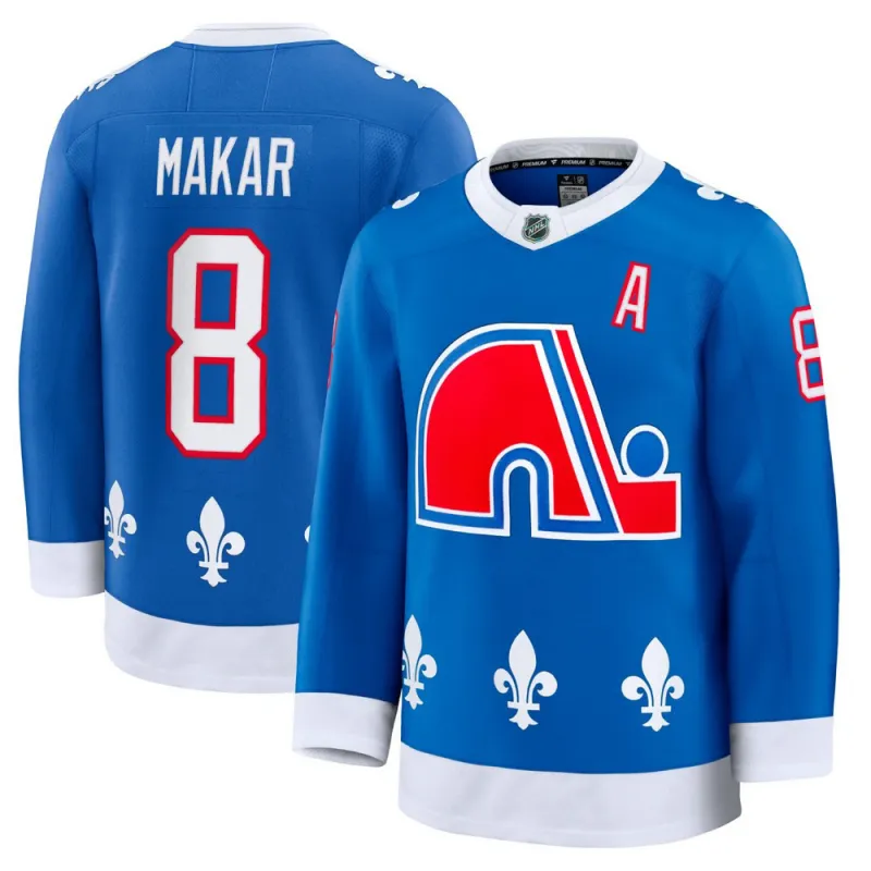 Cale Makar Colorado Avalanche Blue Alternate Heritage Premium Jersey
