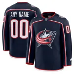 Columbus Blue Jackets Home Premium Custom Jersey - Navy