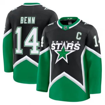 Jamie Benn Dallas Stars Alternate Premium Player Jersey - Black