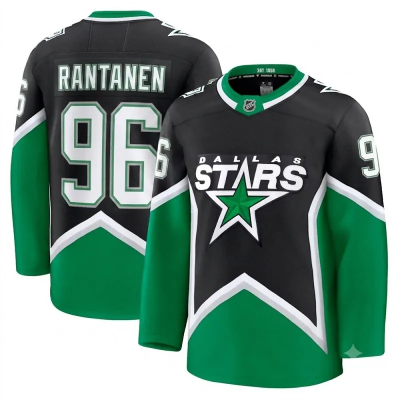 Mikko Rantanen Dallas Stars Alternate Premium Player Jersey – Black