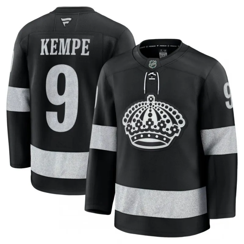 Adrian Kempe Los Angeles Kings Alternate Premium Jersey – Black