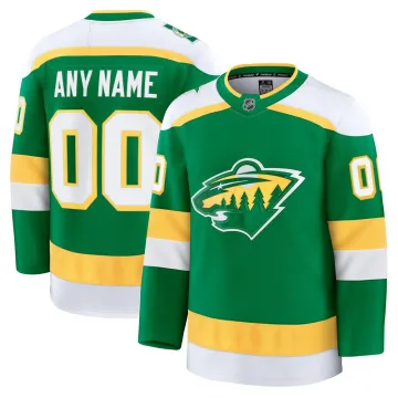 Camisa personalizada premium alternativa do Minnesota Wild - Verde