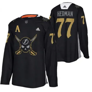 Victor Hedman Tampa Bay Lightning 2024 Gasparilla Hockey Jersey - Black
