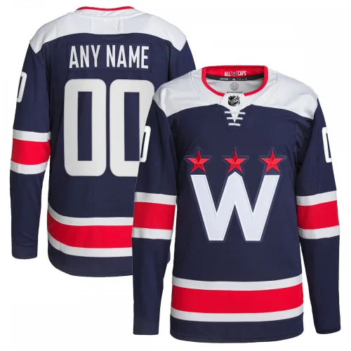 Washington Capitals 2020/21 Navy Alternate Premium Custom Jersey