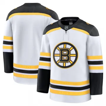 Camisola Away Premium branca dos Boston Bruins