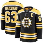 Brad Marchand Boston Bruins Schwarzes Premium Heimtrikot