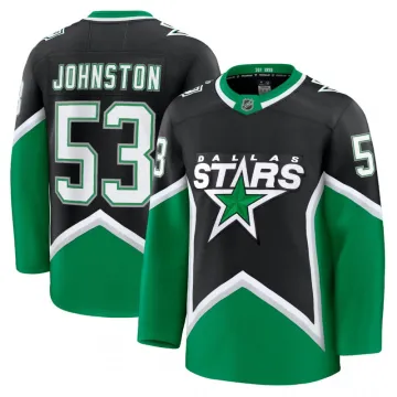 Wyatt Johnston Dallas Stars Alternate Premium Player Jersey - Black