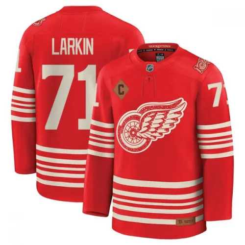 Dylan Larkin Detroit Red Wings Centennial Premium Replica Jersey - Red