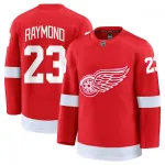 Lucas Raymond Detroit Red Wings Home Premium Jersey - Red