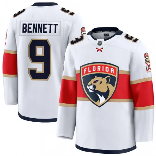Sam Bennett Florida Panthers Away Premium Player Jersey - White