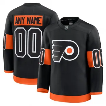 Herren Philadelphia Flyers Schwarz Alternate Premium Custom Jersey