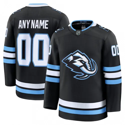 Camiseta personalizada Utah Mammoth Black Home Premium de hombre