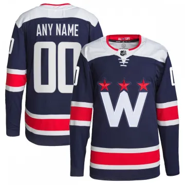 Washington Capitals 2020/21 Navy Alternate Premium Custom Jersey