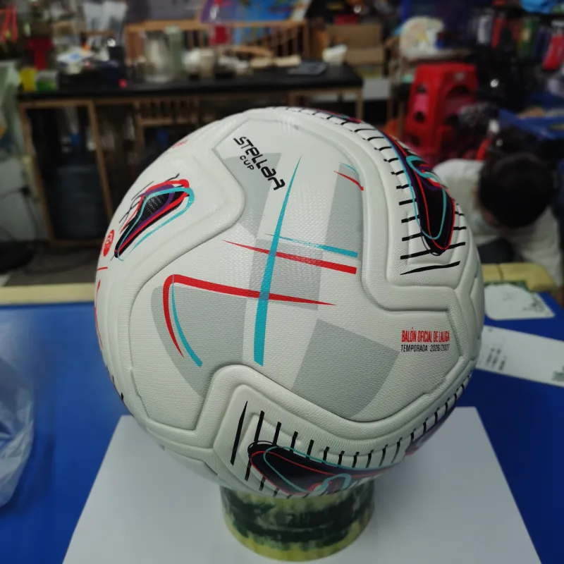 26/27 LaLiga Match Soccer Ball White/Black/Red/Teal