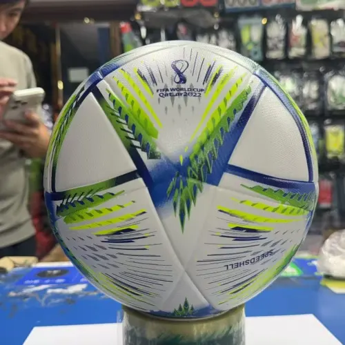 2022 Qatar World Cup Match Soccer Ball White/Blue/Green