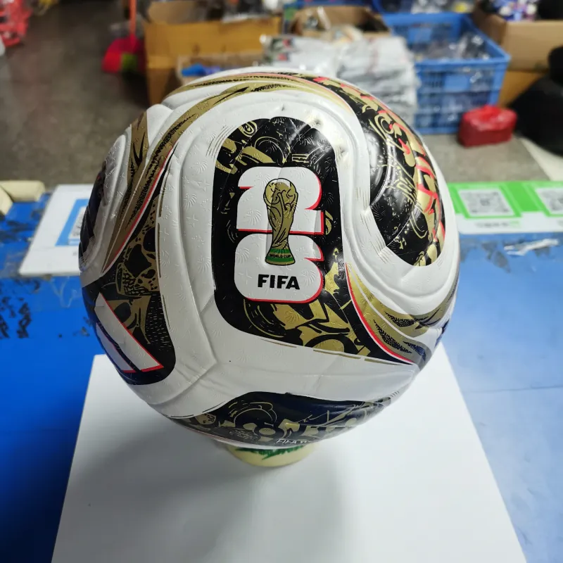 2026 World Cup Final Player Version Soccer Ball White/Black/Gold