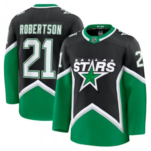Jason Robertson Dallas Stars Alternate Premium Player Jersey - Black
