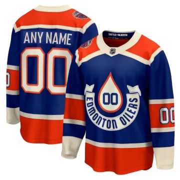 Edmonton Oilers Royal 2023 NHL Heritage Classic Premium Custom Jersey