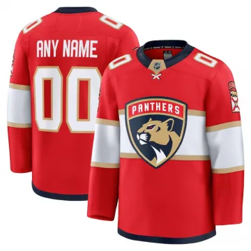 Camiseta personalizada «Premium» roja para partidos en casa de los Florida Panthers de Fanatics