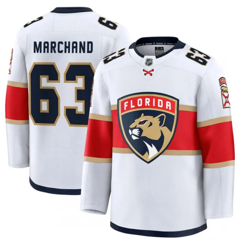 Brad Marchand Florida Panthers Away Premium Player Jersey – White