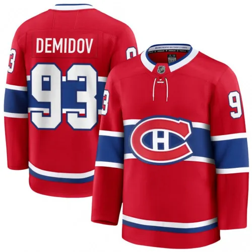 Ivan Demidov Montreal Canadiens Home Premium Jersey - Rood