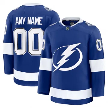 Tampa Bay Lightning Blue Home Premium Custom Jersey