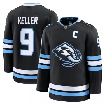 Hommes - Utah Mammoth Clayton Keller Black Home Premium Player Jersey