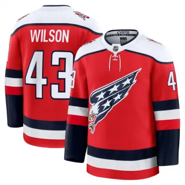 Tom Wilson Washington Capitals Alternate Premium Player Jersey - Red