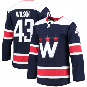 Tom Wilson Washington Capitals 2020/21 Navy Alternate Premium Player Jersey
