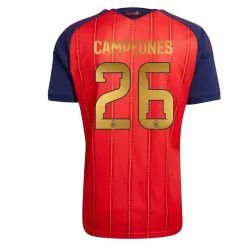 World Cup 2026 Spain Champions #26 Home Jersey - product photo US16.99 - 2026 Spain Champion Home Jersey CAMPEONES #26