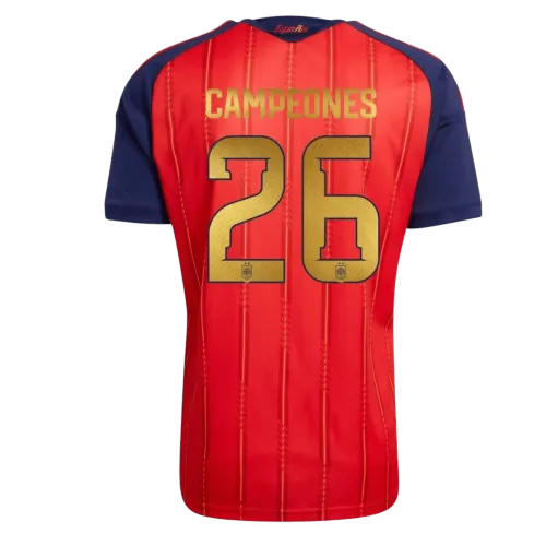 World Cup 2026 Spain Champions #26 Home Jersey