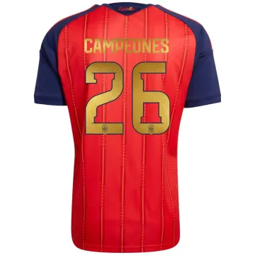 World Cup 2026 CAMPEONES Spain Home Player Version Jersey