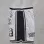 Los Angeles Lakers Throwback Pocket White Basketball Shorts