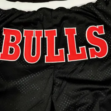 Chicago Bulls Throwback Pocket Black Basketball Shorts