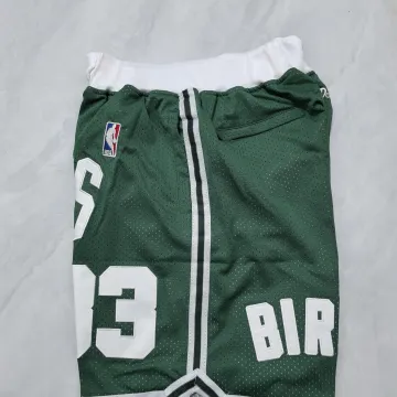 Boston Celtics Throwback Pocket Green Basketball Shorts