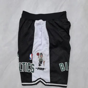 Boston Celtics Pocket Black Basketball Shorts
