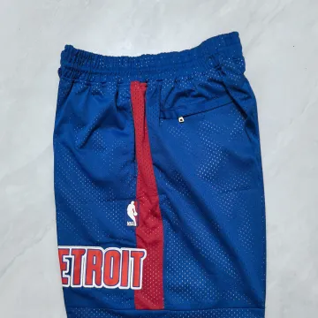 Detroit Pistons Pocket Blue Basketball Shorts