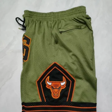 Chicago Bulls Pocket Green Basketball Shorts